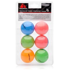 Набор мячей для настольного тенниса Meteor Rainbow, 6 шт. цена и информация | Мячи для настольного тенниса | 220.lv