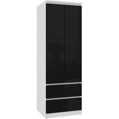 Шкаф NORE Star K60, белый/черный цена и информация | Шкафы | 220.lv