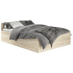 Кровать с решеткой и матрасом NORE Queen 160x200 см, цвета дуба цена и информация | Кровати | 220.lv
