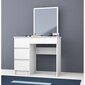 Kosmētikas galdiņš T-6/SL ar spoguli 500x600 mm, balts cena un informācija | Kosmētikas galdiņi | 220.lv