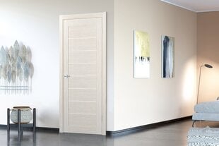 Двери FORUM 07, Со стеклом, Бьянко, ЭКОшпон цена и информация | Межкомнатные двери | 220.lv