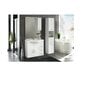 Vannas istabas mēbeļu komplekts Defra Rom II, balts cena un informācija | Vannas istabas mēbeļu komplekti | 220.lv