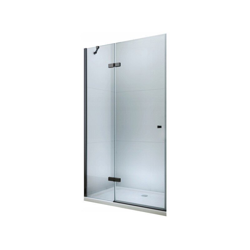 Dušas durvis Mexen Roma 70,80,90,100,110,120 cm, black cena un informācija | Dušas durvis, dušas sienas | 220.lv