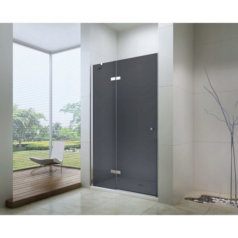 Dušas durvis Mexen Roma 70,80,90,100,110,120 cm, grey cena un informācija | Dušas durvis, dušas sienas | 220.lv