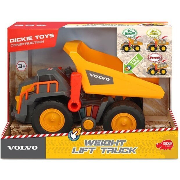 Rotaļu smagais pašizgāzējs Simba Dickie Toys Construction Volvo Weight Lift Truck цена и информация | Rotaļlietas zēniem | 220.lv