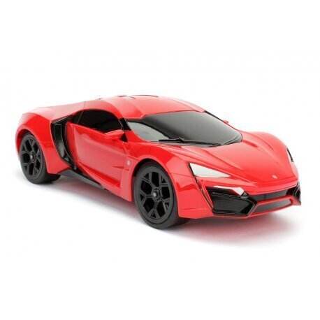 Radiovadāms automašīnas modelis Simba Jada Toys Fast & Furious Lykan Hypersport 1:16 цена и информация | Rotaļlietas zēniem | 220.lv