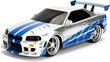 Radiovadāms automašīnas modelis Simba Jada Toy Fast & Furious Nissan Skyline GTR 1:16 cena un informācija | Rotaļlietas zēniem | 220.lv