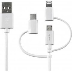 Streetz IPLH-585, USB, Micro USB, Lightning, USB C, 1м цена и информация | Кабели для телефонов | 220.lv