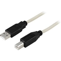 Deltaco USB-210, USB A, USB B, 1м цена и информация | Кабели для телефонов | 220.lv