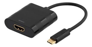 Deltaco USBC-1096, USB C, HDMI цена и информация | Кабели для телефонов | 220.lv