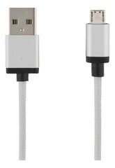 Deltaco MICRO-115F, USB A, USB Micro B, 2m cena un informācija | Savienotājkabeļi | 220.lv