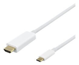 Deltaco USBC-HDMI1006-K cena un informācija | Savienotājkabeļi | 220.lv