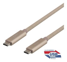 Deltaco USBC-1421M, USB C, 0.5m cena un informācija | Savienotājkabeļi | 220.lv