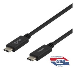 Deltaco USBC-1401M, USB C, 0.5 m cena un informācija | Savienotājkabeļi | 220.lv