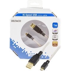 Deltaco USB-301-K cena un informācija | Savienotājkabeļi | 220.lv