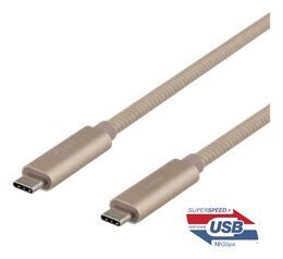 Deltaco USBC-1422M, USB C, 1 м цена и информация | Кабели для телефонов | 220.lv