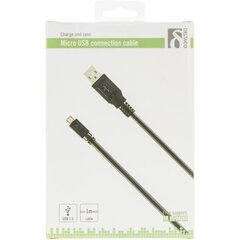 Deltaco MICRO-101, USB A, USB Micro B, 1м цена и информация | Кабели для телефонов | 220.lv