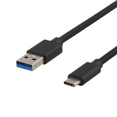 Deltaco USBC-1284, USB A, USB C, 1m цена и информация | Кабели для телефонов | 220.lv