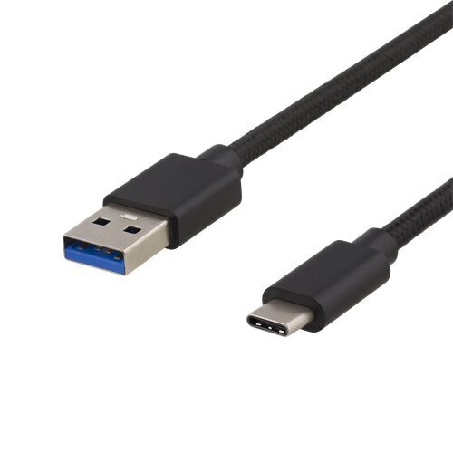 Deltaco USBC-1284, USB A, USB C, 1m cena un informācija | Savienotājkabeļi | 220.lv