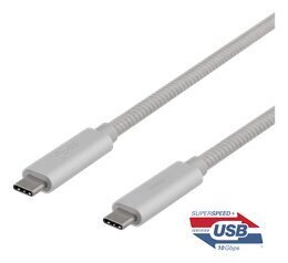 Deltaco USBC-1417M, USB C, 1m cena un informācija | Savienotājkabeļi | 220.lv