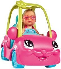Lelle Evi ar automašīnu Simba cena un informācija | Rotaļlietas meitenēm | 220.lv