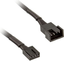 Akasa AK-0010, 4-pin PWM, 0.3 m cena un informācija | Kabeļi un vadi | 220.lv