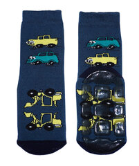 Детские нескользящие носки для ползания «Машина» цена и информация | Носки, колготки для мальчиков | 220.lv