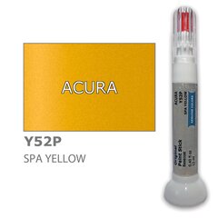 Krāsu korektors skrāpējumu korekcijai ACURA Y52P - SPA YELLOW 12 ml cena un informācija | Auto krāsas | 220.lv