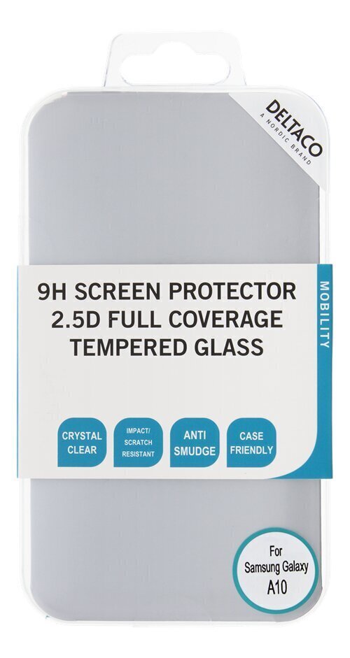 Deltaco aizsargājošs stikls piemērots Galaxy A10 cena un informācija | Ekrāna aizsargstikli | 220.lv