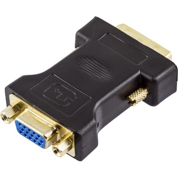 Deltaco DVI-4, DVI-A, VGA цена и информация | Adapteri un USB centrmezgli | 220.lv