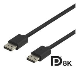 Deltaco DP8K-1030, DisplayPort, 3m cena un informācija | Kabeļi un vadi | 220.lv