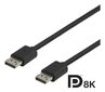 Deltaco DP8K-1030, DisplayPort, 3m цена и информация | Kabeļi un vadi | 220.lv