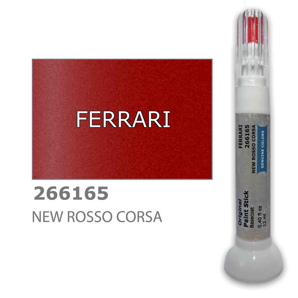 Krāsu korektors skrāpējumu korekcijai FERRARI 266165 - NEW ROSSO CORSA 12 ml cena un informācija | Auto krāsas | 220.lv