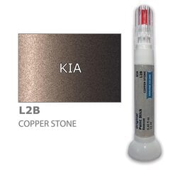 Krāsu korektors skrāpējumu korekcijai KIA L2B - COPPER STONE 12 ml cena un informācija | Auto krāsas | 220.lv