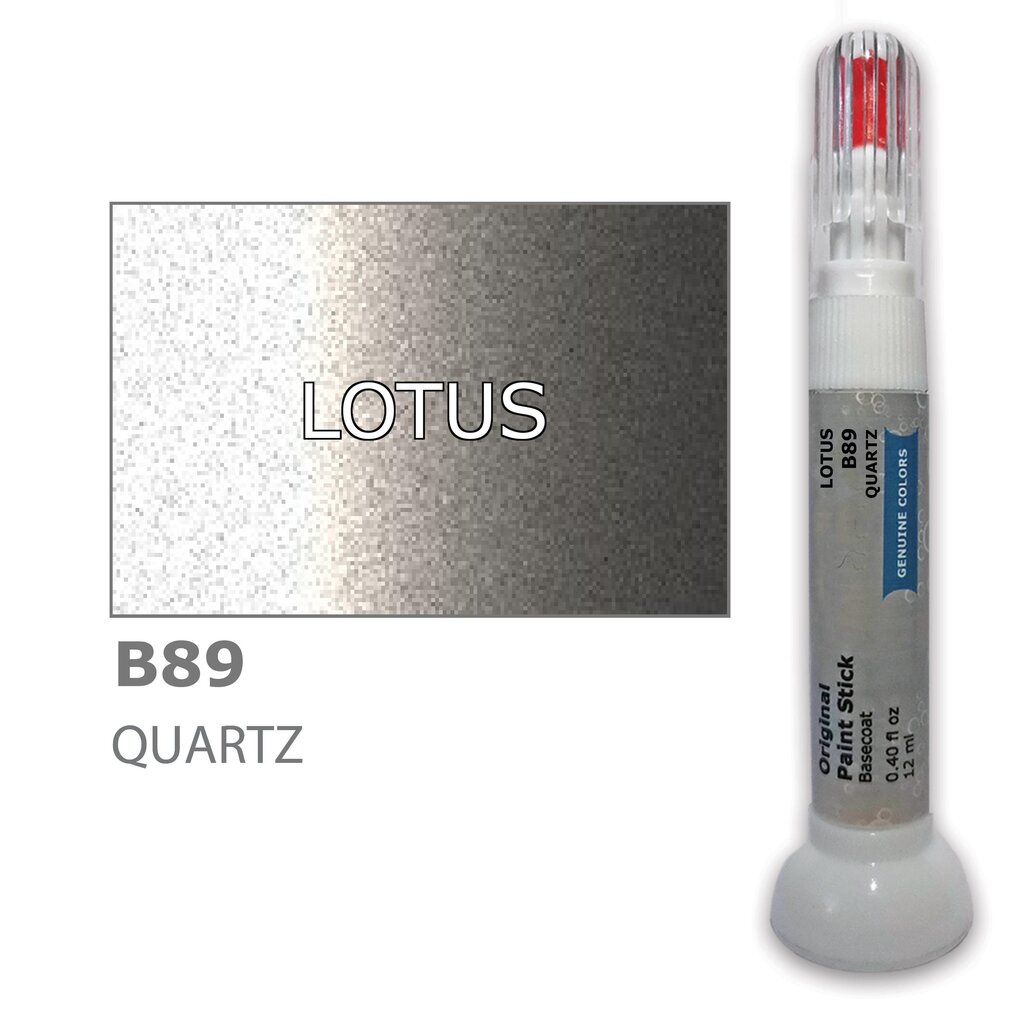 Krāsu korektors skrāpējumu korekcijai LOTUS B89 - QUARTZ 12 ml cena un informācija | Auto krāsas | 220.lv