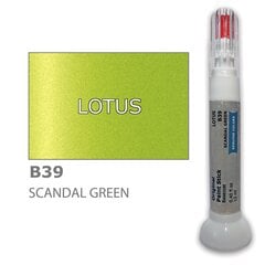 Krāsu korektors skrāpējumu korekcijai LOTUS B39 - SCANDAL GREEN 12 ml cena un informācija | Auto krāsas | 220.lv