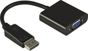 Deltaco DP-VGA7, DP/VGA, 0.2 m цена и информация | Адаптеры и USB разветвители | 220.lv