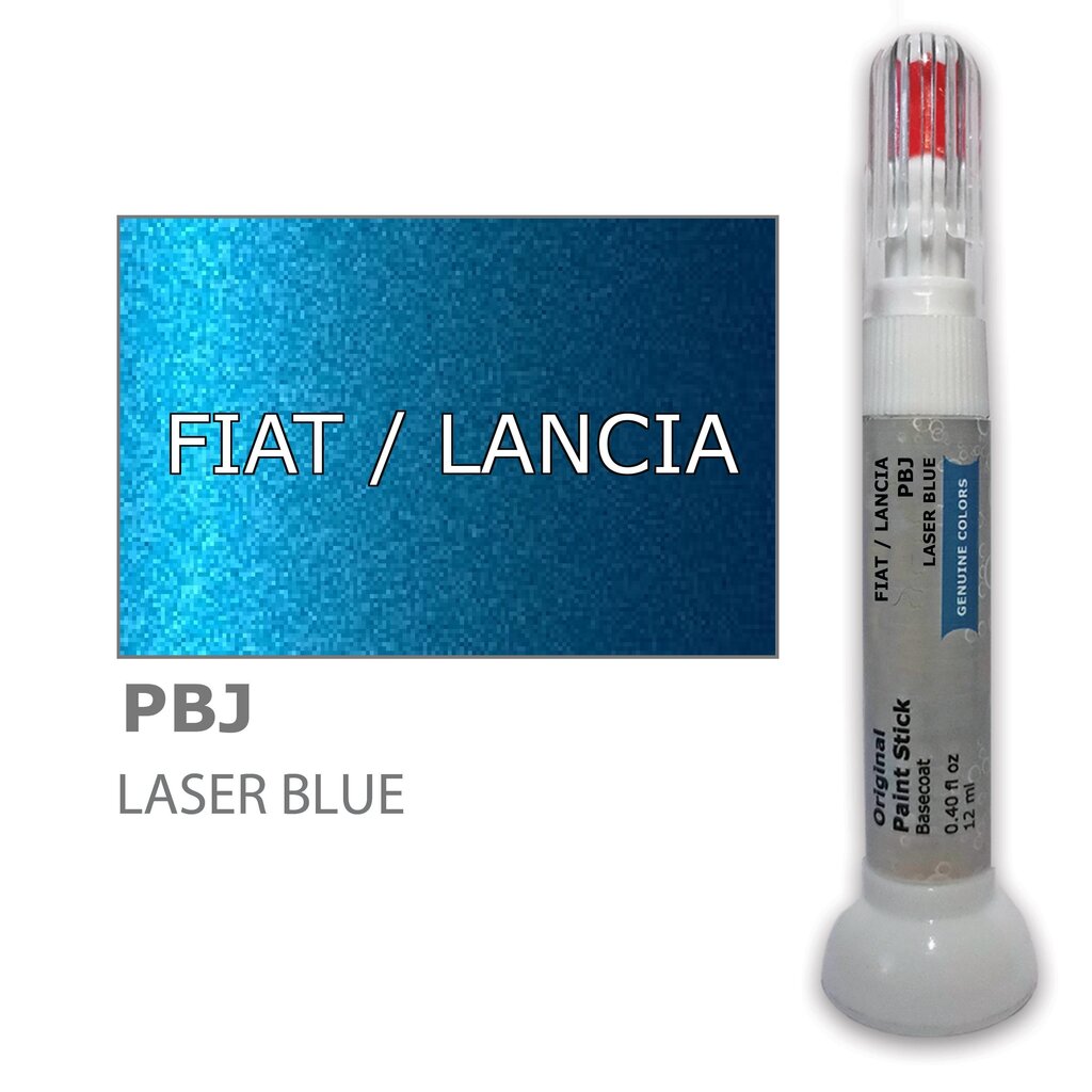 Krāsu korektors skrāpējumu korekcijai FIAT / LANCIA PBJ - LASER BLUE 12 ml cena un informācija | Auto krāsas | 220.lv