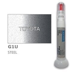 Krāsu korektors skrāpējumu korekcijai TOYOTA G1U - STEEL 12 ml cena un informācija | Auto krāsas | 220.lv