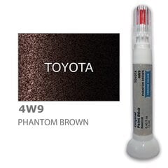 Krāsu korektors skrāpējumu korekcijai TOYOTA 4W9 - PHANTOM BROWN 12 ml cena un informācija | Auto krāsas | 220.lv