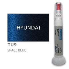 Krāsu korektors skrāpējumu korekcijai HYUNDAI TU9 - SPACE BLUE 12 ml cena un informācija | Auto krāsas | 220.lv