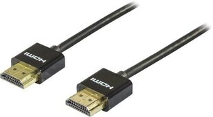Deltaco HDMI-1091, HDMI, 1 м цена и информация | Кабели и провода | 220.lv