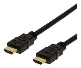 Deltaco HDMI-1010D-FLEX, HDMI, 1 m cena un informācija | Kabeļi un vadi | 220.lv