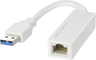 Deltaco USB3-GIGA4, USB-A/RJ45 cena un informācija | Kabeļi un vadi | 220.lv