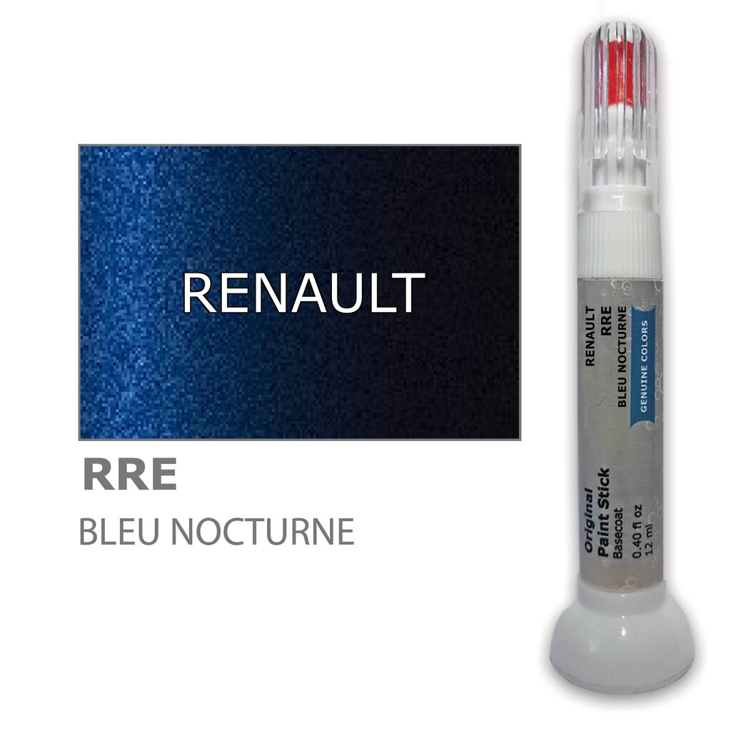 Krāsu korektors skrāpējumu korekcijai RENAULT RRE - BLEU NOCTURNE 12 ml цена и информация | Auto krāsas | 220.lv
