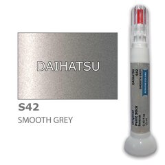 Krāsu korektors skrāpējumu korekcijai DAIHATSU S42 - SMOOTH GREY 12 ml cena un informācija | Auto krāsas | 220.lv