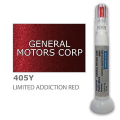 Карандаш-корректор для устранения царапин GENERAL MOTORS CORP 405Y - LIMITED ADDICTION RED 12 ml цена и информация | Автомобильная краска | 220.lv