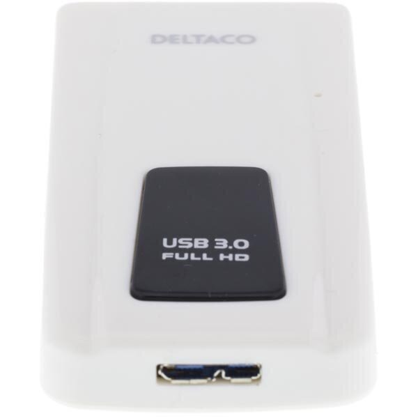 Deltaco USB3-DVI, USB-A/DVI-I/HDMI/VGA цена и информация | Kabeļi un vadi | 220.lv