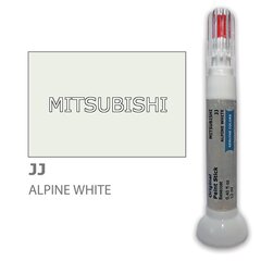 Krāsu korektors skrāpējumu korekcijai MITSUBISHI JJ - ALPINE WHITE 12 ml cena un informācija | Auto krāsas | 220.lv