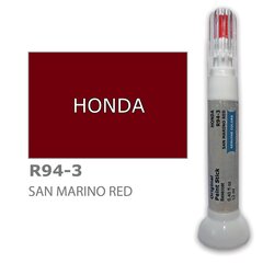 Krāsu korektors skrāpējumu korekcijai HONDA R94-3 - SAN MARINO RED 12 ml cena un informācija | Auto krāsas | 220.lv